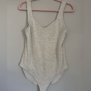 American Eagle grey bodysuit